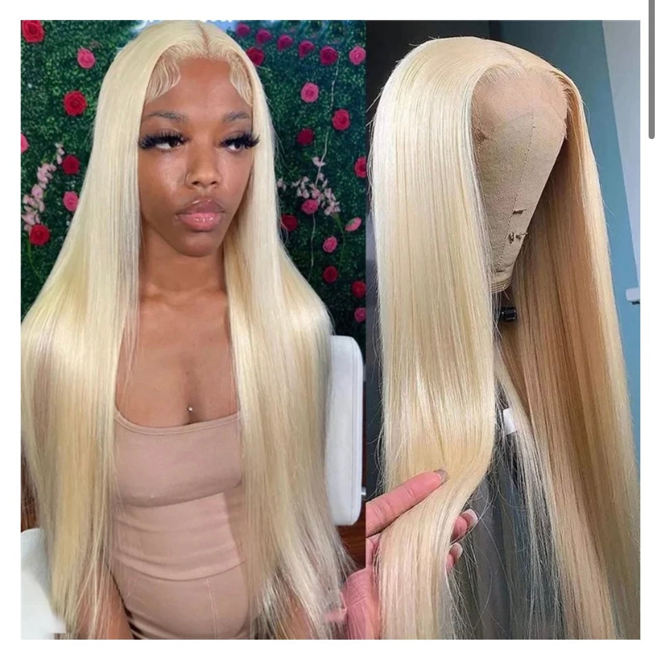 Blonde Straight Lace Front Wig